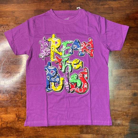 Break the rules tee Sz Various muti colors - Picture 2 of 7